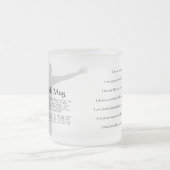 Dankbarkeit Mattglastasse (Mittel)