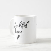 Dankbarkeit Mini Kaffeetasse (Vorderseite Links)