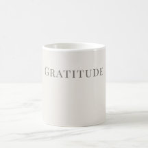 Dankbarkeit – Minimalistische Typografiegestaltung