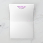 Dankbarkeit: mit Zitat Karte (Innenseite)