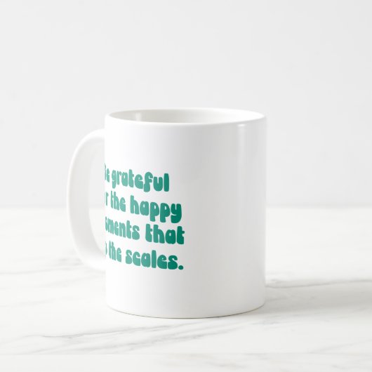 Dankbarkeit Momente Motivierend Zitat Dankbarkeit Kaffeetasse (Vorderseite Links)