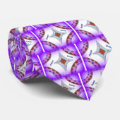 "Dankbarkeit Peace Liebe Unite" Mandala Art Print Krawatte (Gerollt)