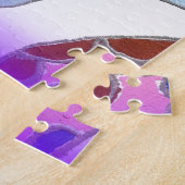 "Dankbarkeit Peace Liebe Unite" Mandala Art Print Puzzle (Seite)