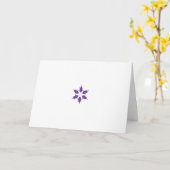 Dankbarkeit Personalisiert Karte (Gelbe Blume)