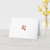 Dankbarkeit Personalisiert Karte (Gelbe Blume)