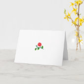 Dankbarkeit Personalisiert Karte (Gelbe Blume)