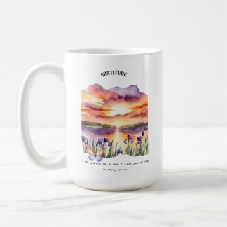 Dankbarkeit Positive Affirmative Card Kaffeetasse