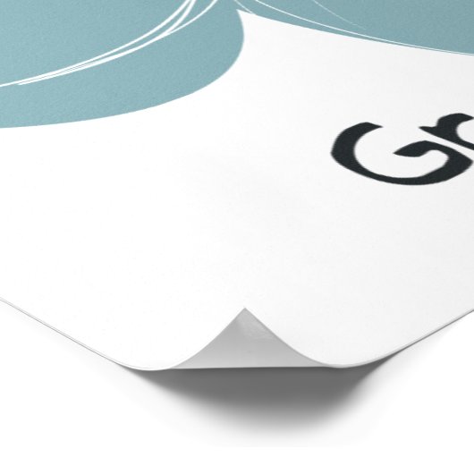 Dankbarkeit Poster (Ecke)