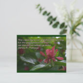 Dankbarkeit Postkarte (Stehend Vorderseite)