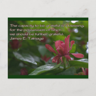 Dankbarkeit Postkarte