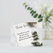 Dankbarkeit Postkarte (Stehend Vorderseite)