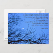 Dankbarkeit Postkarte (Vorne/Hinten)