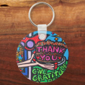 Dankbarkeit Schlüsselanhänger (Vorderseite)