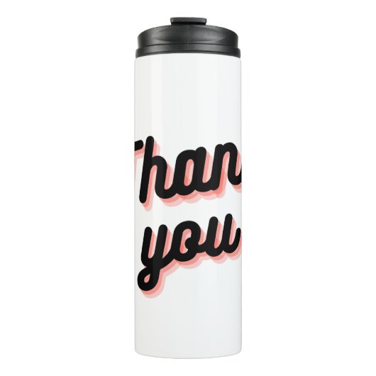 Dankbarkeit Sipper Thermosbecher (Vorderseite)