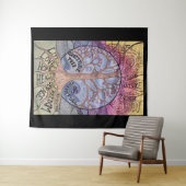 Dankbarkeit Tree Tapestry Wandteppich (Beispiel (Horizontal))