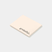 Dankbarkeit Typografie Post-it Klebezettel (angewinkelt)