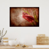 Dankbarkeit Überfließend (Tulip Art Poster) Poster (Küche)