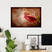 Dankbarkeit Überfließend (Tulip Art Poster) Poster (Heimbüro)