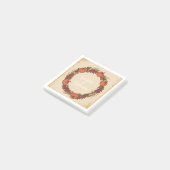 Dankbarkeit und Ansammlung Erntedank Kranz Post-it Klebezettel (angewinkelt)