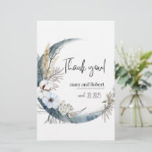 Dankbarkeit und Wertschätzung mit einem Dankeschön Briefpapier (Stehend Vorderseite)