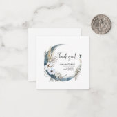 Dankbarkeit und Wertschätzung mit einem Dankeschön Mitteilungskarte (Vorderseite/Rückseite Beispiel)