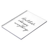 Dankbarkeit verändert alles. notizblock (Linke Seite)