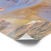 Dankbarkeit verändert alles Sunset Beach Poster (Ecke)
