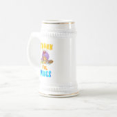 Dankbarkeit Vibes Bierglas (Vorderseite Links)