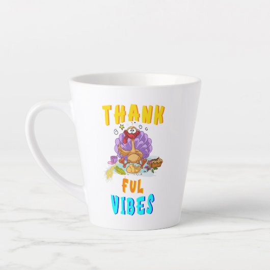 Dankbarkeit Vibes Milchtasse (Links)