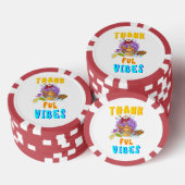 Dankbarkeit Vibes Pokerchips (Stapel)