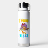 Dankbarkeit Vibes Trinkflasche (Hinten)