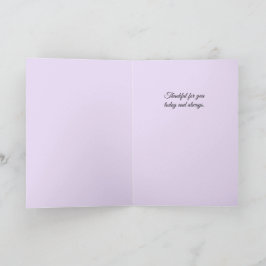 Dankbarkeit von Lavender - Danke Karte
