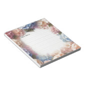 Dankbarkeit Wasserfarbe Hydrangea Notepad Notizblock (angewinkelt)