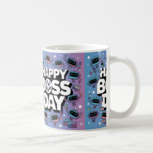 Dankbarkeit zeigen: Creative Boss Day Patterns und Kaffeetasse