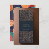 Dankbarkeit zum Ausdruck bringen: Elegante Flachbi Dankeskarte (Vorne/Hinten)