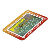 Dankbarkeits-Inspirations-Magnet Magnet (Linke Seite)