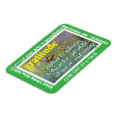 Dankbarkeits-Inspirations-Magnet Magnet (Linke Seite)
