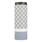 Dankbarkeits-Karo-Journal Thermosbecher (Rückseite)