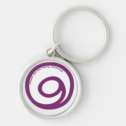 Dankbarkeits-Schlüsselanhänger Schlüsselanhänger (Vorne)