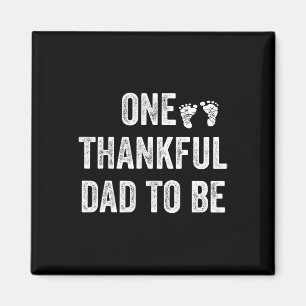 Dankbarkeits-Schwangerschaftsankündigung Ein dankb Magnet