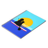 Dankbarkeits-SUP-Hunde-Sonnenaufgangs-Tagebuch Notizblock (Linke Seite)