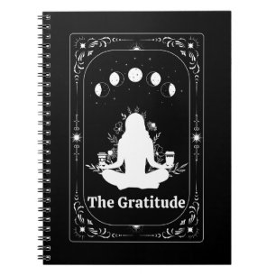 Dankbarkeits-Tagebuch Tarot Yoga Kaffee Astrologie Notizblock