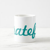 Dankbarkeits-Tasse Kaffeetasse (Mittel)
