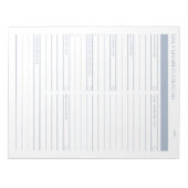 Dankbarkeitsnachweis für die tägliche Manifestatio Notizblock (Vorderseite)