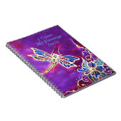 Dankbarkeitszeitschrift: Silk Libellen-Malerei Notizblock (Rechte Seite)