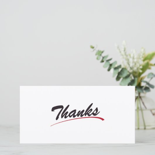 Danke (Stehend Vorderseite)