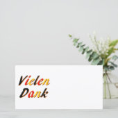 Danke (Stehend Vorderseite)