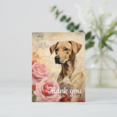Danke 15 postkarte (Stehend Vorderseite)