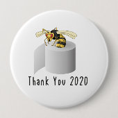 Danke 2020 Mörderhornisse Button (Vorderseite)