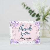 Danke 2 postkarte (Stehend Vorderseite)